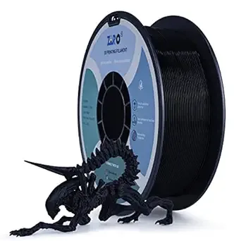 ZIRO ZIRO 3D Printer Filament, PLA Filament, Black pla 1KG(2.2lbs), Dimensional Accuracy +/-, Fits Most FDM Printer AMS System,3D Printing Filament Spool Black (Plastic Reel)