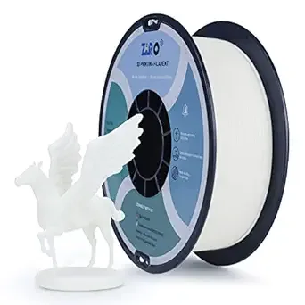ZIRO ZIRO PLA Filament,3D Printer Filament PLA PRO Basic Color Series 1KG(2.2lbs), Dimensional Accuracy +/-,White