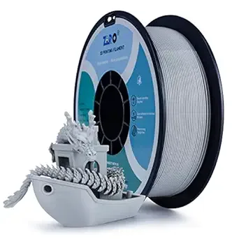 ZIRO ZIRO PLA Filament, Pure Color 3D Printer Filament, PLA PRO Basic Color Series 1KG Spool, Fit Most FDM Printers, Gray