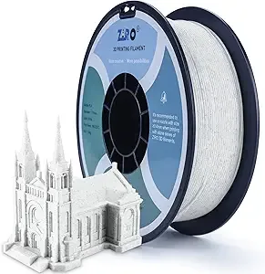 ZIRO ZIRO PLA Marble Filament, Nature Rock-Like 3D Printing Material, Fit for Most FDM 3D Printers, 2.2lbs Spool, Marble