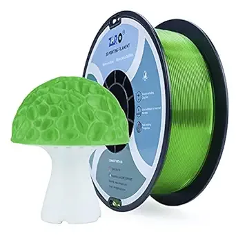 ZIRO ZIRO Transparent PLA Filament, Pure Color 3D Printer Filament PLA PRO, Semi- Transparent 1.75 1KG(2.2lbs) Spool, Dimensional Accuracy +/-, Clear Material, Translucent Green
