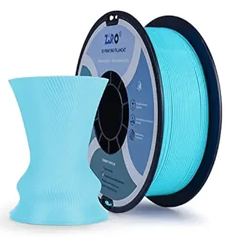 ZIRO ZIRO PLA Filament, Pure Color 3D Printer Filament, PLA PRO Basic Color Series 1KG Spool, Fit Most FDM Printers, Cyan