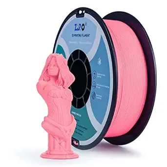 ZIRO ZIRO PLA Filament, Pure Color 3D Printer Filament, PLA PRO Basic Color Series 1KG Spool, Fit Most FDM Printers, Pink