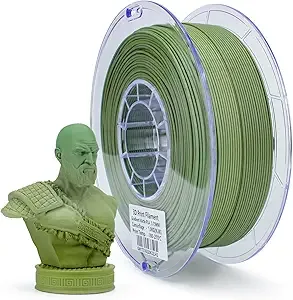 ZIRO ZIRO 3D Printer Filament, Matte No-Shine Texture PLA Filament, Multicolor Rainbow PLA for 3D Pinting, 2.2lbs Color Gradient Spool, Camouflage