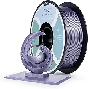 ZIRO ZIRO 3D Printer Filament Shiny Sparkle PLA with Glitter, Diamond Series Filament, Twinkling PLA 1kg/2.2lbs Spool, Bright Color Material, Dimaond Lavender