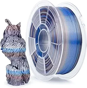 ZIRO ZIRO Shining Fast Color Change PLA, Multicolors PLA Filament, Color Gradient Material, Fit Most 3D Printers, Dimensional Accuracy +/-, 1KG/2.2lb Spool, Personality Series- Steady