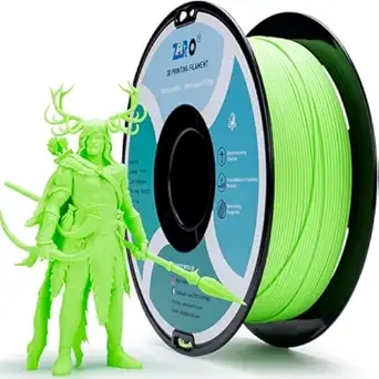 ZIRO ZIRO Matte PLA Filament 3D Printer Filament Shine-Free Finish, Pastel Colors PLA Series, 1kg/2.2lbs Spool, Dimensional Accuracy +/-, Fit Most FDM 3D Printers, Pastel Green(Matte)