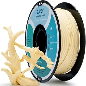 ZIRO ZIRO Matte PLA Filament, Shine-Free Finish 3D Printer Filament, Pastel Colors PLA Series, 1kg/2.2lbs Spool, Dimensional Accuracy +/-, Fit Most FDM 3D Printers, Pastel Skin(Matte)