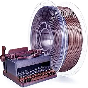 ZIRO ZIRO PLA Filament, Slow Color Changing Galaxy Effect, Sparkle Glitter with Colorful PLA Base, 3D Printing Material,1kg Spool, Fit Most FDM Printers, Stardust Sparkle