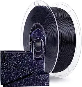 ZIRO ZIRO 3D Printer Filament Shiny Sparkle Glitter PLA, Firely PLA Series, Fit for Most FDM Printer, Galaxy Effect Printing Material, 1KG Spool, Dimensional Accuracy +/-, Gemini Starlight