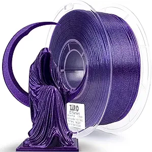 ZIRO ZIRO 3D Printer Filament Twinkle Effect 3D Printing Material, Iridescent PLA Series, Colorful Sparkling1KG/2.2lb Spool, Fit Most FDM Printers, Electric Purple