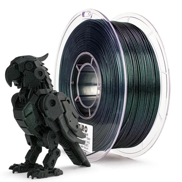 ZIRO ZIRO Chameleon Series PLA Filament 1kg/2.2lb Spool , Fir Green Luster