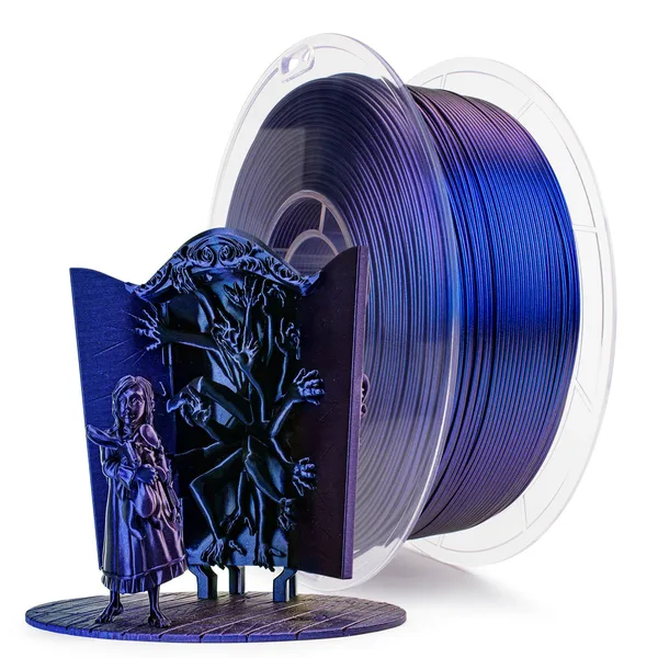 ZIRO ZIRO Chameleon Series PLA Filament 1kg/2.2lb Spool , Iris Blue Luster
