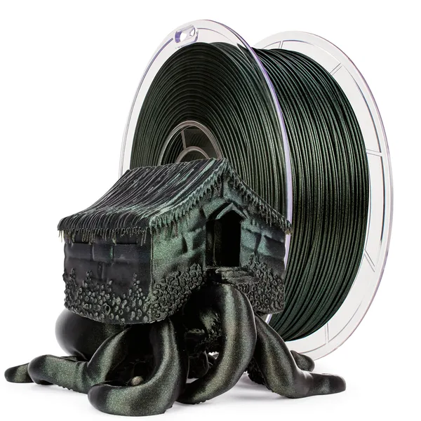 ZIRO ZIRO Chameleon Series PLA Filament 1kg/2.2lb Spool , Moss Green Luster