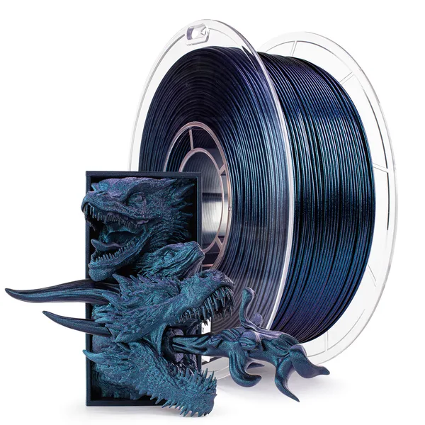 ZIRO ZIRO Chameleon Series PLA Filament 1kg/2.2lb Spool , Peacock Teal Luster