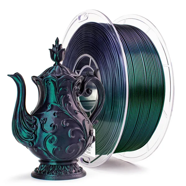 ZIRO ZIRO Chameleon Series PLA Filament 1kg/2.2lb Spool , Velvet Green Luster