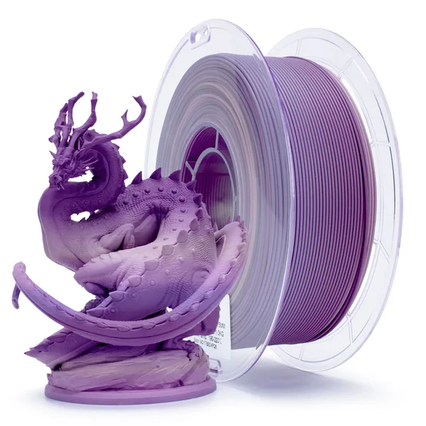 ZIRO ZIRO Fast Gradient Matte PLA Filament, Purple Veil