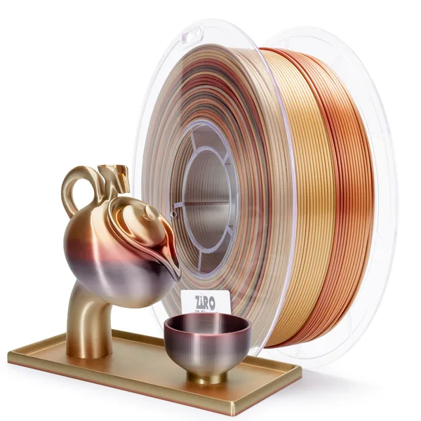 ZIRO ZIRO Fast Gradient Silk PLA Filament, Ember