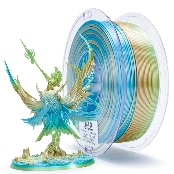 ZIRO ZIRO Fast Gradient Silk PLA Filament, Forest Gleam