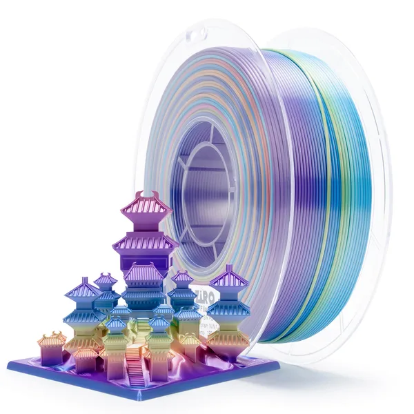 ZIRO ZIRO Fast Gradient Silk PLA Filament, Iridescent Prism