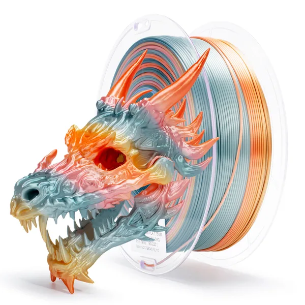 ZIRO ZIRO Fast Gradient Silk PLA Filament, Mellow Horizon