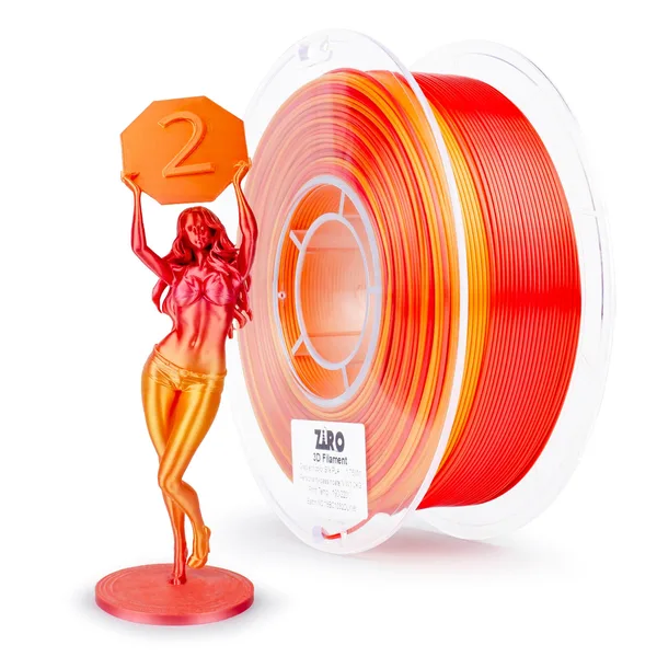 ZIRO ZIRO Fast Gradient Silk PLA Filament, Personality Series- Passionate