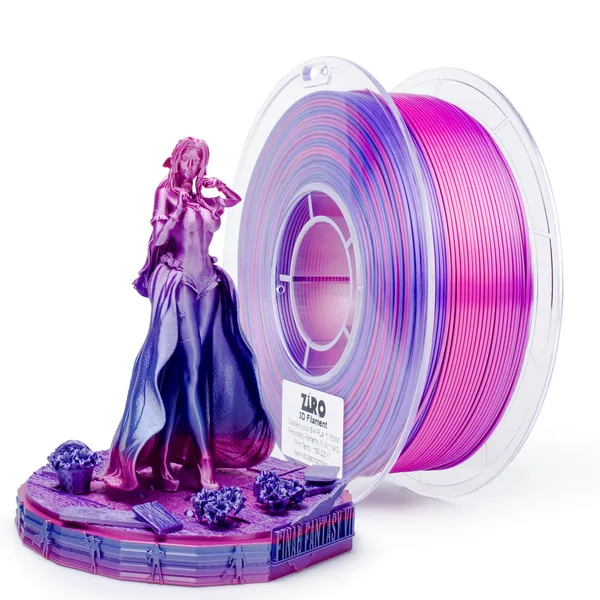 ZIRO ZIRO Fast Gradient Silk PLA Filament, Personality Series- Romantic