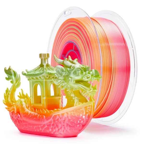 ZIRO ZIRO Fast Gradient Silk PLA Filament, Vital Heat