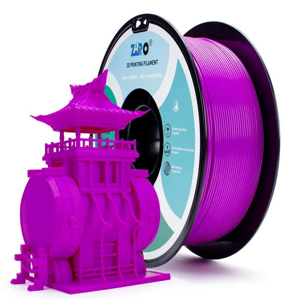 ZIRO ZIRO Fluorescence PLA Filament, Fluo Purple