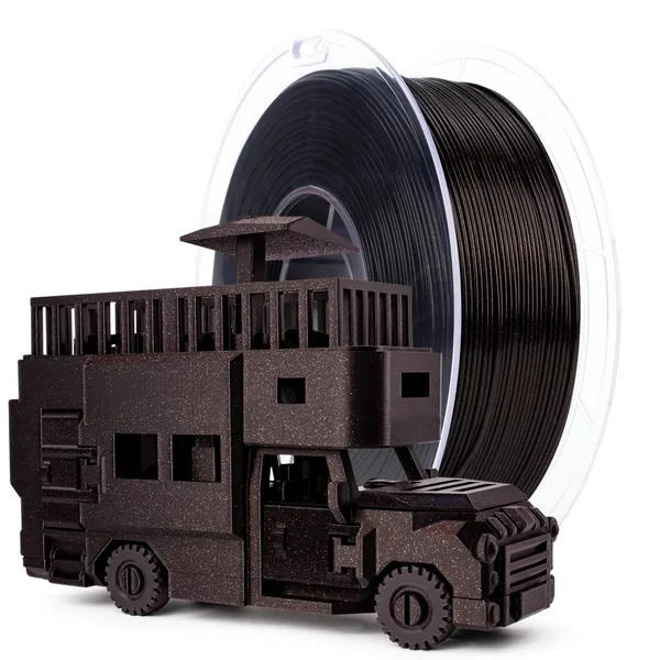 ZIRO ZIRO Glitter Twinkling PLA Firefly Series Filament, Flame Red