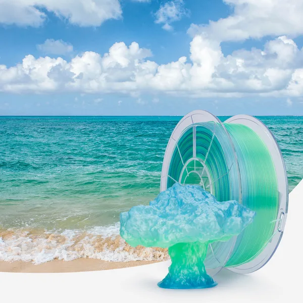 ZIRO ZIRO Gradient Translucent PLA Season Series Filament, Summer
