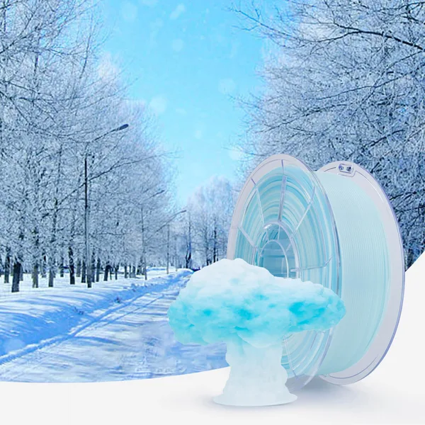 ZIRO ZIRO Gradient Translucent PLA Season Series Filament, Winter