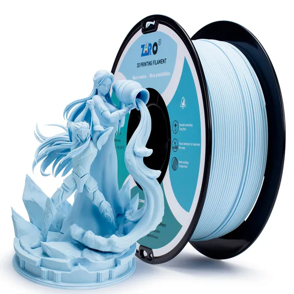ZIRO ZIRO Matte PLA Filament, Pastel Blue