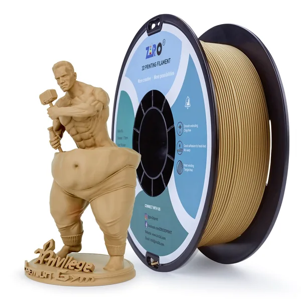 ZIRO ZIRO Matte PLA Filament, Wood