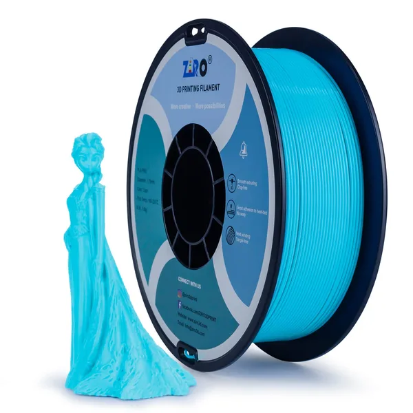 ZIRO ZIRO PLA PRO Basic Color Series Filament, Cyan