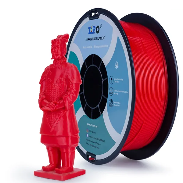ZIRO ZIRO PLA PRO Basic Color Series Filament, Red
