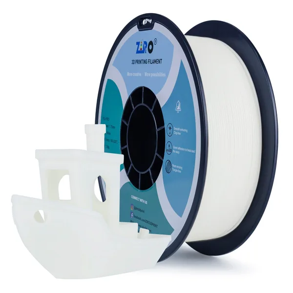 ZIRO ZIRO PLA PRO Basic Color Series Filament, White