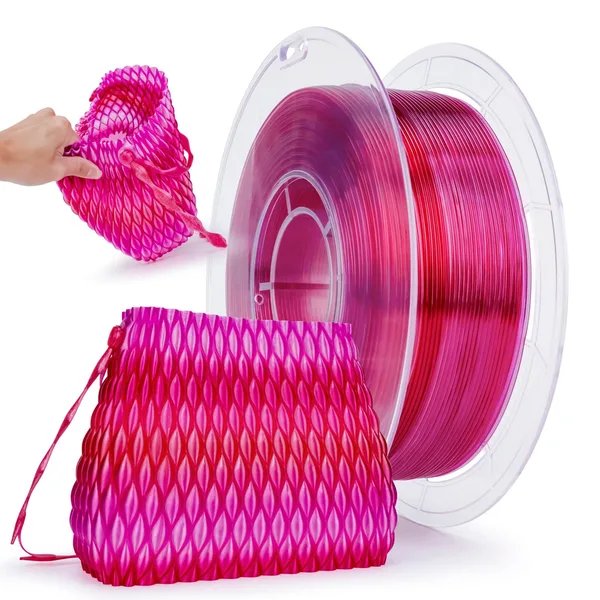 ZIRO ZIRO Shore 95A Hardness TPU Filament, Flex Fushsia