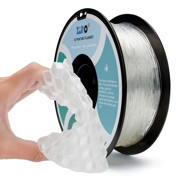 ZIRO ZIRO Shore 95A Hardness TPU Filament, Transparent