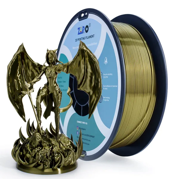 ZIRO ZIRO Silk PLA Filament, Bronze