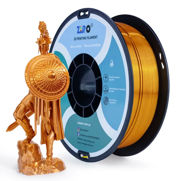 ZIRO ZIRO Silk PLA Filament, Red Copper