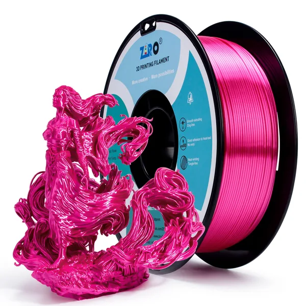 ZIRO ZIRO Silk PLA Filament, Rose