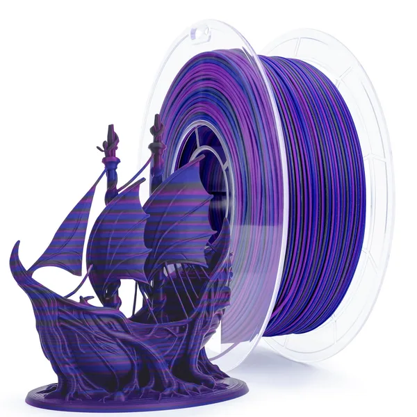 ZIRO ZIRO Stripes Matte PLA Fast Color Change Filament 1kg/2.2lb Spool , Indigo Stripes