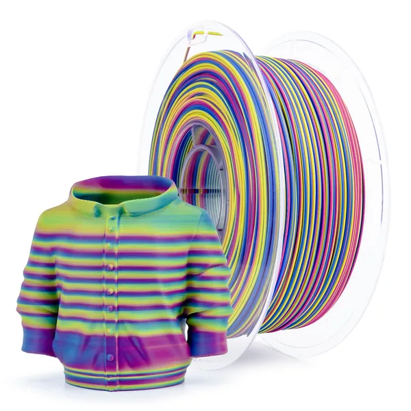 ZIRO ZIRO Stripes Matte PLA Fast Color Change Filament 1kg/2.2lb Spool , Spectrum Stripes