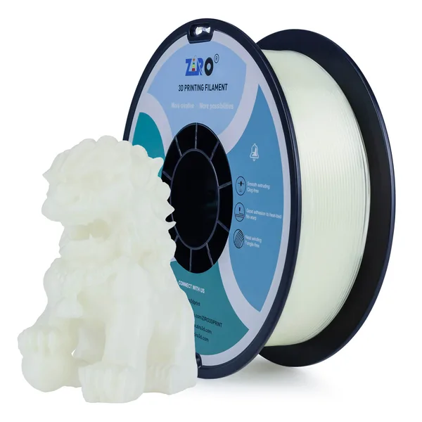 ZIRO ZIRO Translucent PLA Filament, Transparent