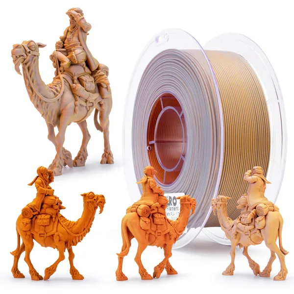 ZIRO ZIRO Tri-color Matte PLA Filament, Desert