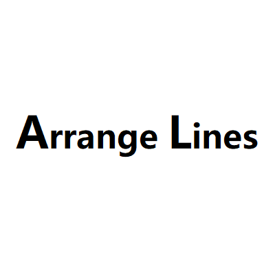 Arrange Lines logo